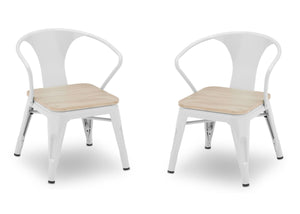 Delta Children White with Driftwood (1313) Bistro 2-Piece Chair Set (560301), Chairs Silo b3b 22-Bistro 2-Piece Chair Set