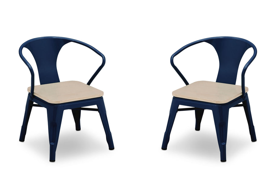 Delta Children Navy with Driftwood (1314) Bistro 2-Piece Chair Set (560301), Chairs Silo c3c 16-Bistro 2-Piece Chair Set