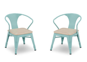 Delta Children Aqua with Driftwood (1315) Bistro 2-Piece Chair Set (560301), Chairs Silo d3d 13-Bistro 2-Piece Chair Set