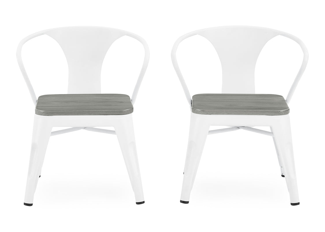 White with Grey Barnboard (153)