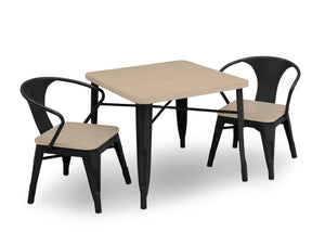 Delta Children Black with Driftwood (1312) Bistro Kids Play Table (560302), Table and Chair Right Silo a4a 6-Bistro Kids Play Table