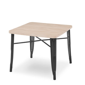 Delta Children Black with Driftwood (1312) Bistro Kids Play Table (560302), Silo a3a 6-Bistro Kids Play Table