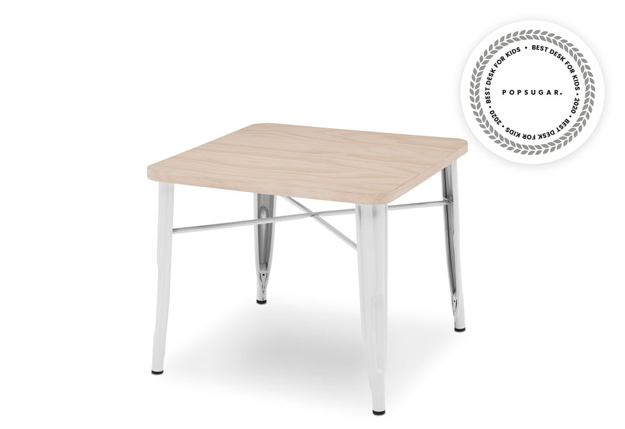 White with Driftwood 1313 8-Bistro Kids Play Table