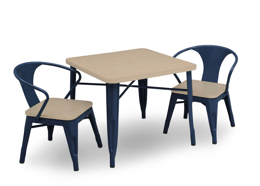 Delta Children Navy with Driftwood (1314) Bistro 2-Piece Chair Set (560301), Table and Chair View c7c 17-Bistro 2-Piece Chair Set