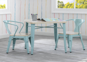 Delta Children Aqua with Driftwood (1315) Bistro Kids Play Table (560302) 42-Bistro Kids Play Table