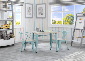 Delta Children Aqua with Driftwood (1315) Bistro 2-Piece Chair Set (560301), Table and Chair, d2d 12-Bistro 2-Piece Chair Set
