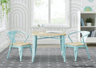Aqua with Natural (478) 16-Bistro Kids Play Table (Chairs Not Included)
