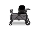 Jeep Wrangler Stroller Wagon by Delta Children, Grey (2148), Attach your current infant car seat 6-Jeep Wrangler Stroller Wagon