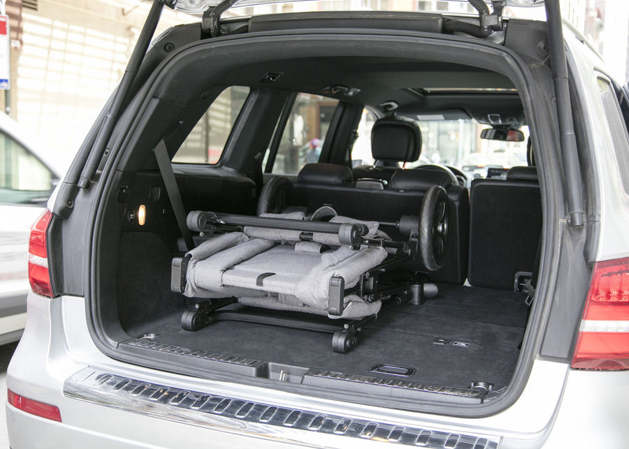 Jeep Wrangler Stroller Wagon Grey (2148), Lifestyle in Car View 11-Jeep Wrangler Stroller Wagon