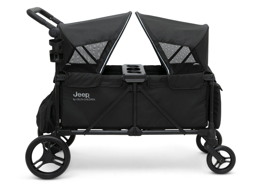 Black (001) 2-Jeep Evolve Stroller Wagon