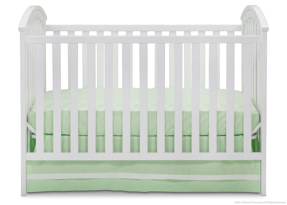 Delta Children White (100) Arbour 3-in-1 Crib a3a
