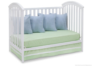 Delta Children White (100) Arbour 3-in-1 Crib Daybed Conversion a6a 7-Arbour 3-in-1 Crib