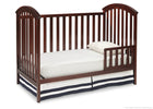 Delta Children Chocolate (204) Arbour 3-in-1 Crib Toddler Bed Conversion b3b 8-Arbour 3-in-1 Crib