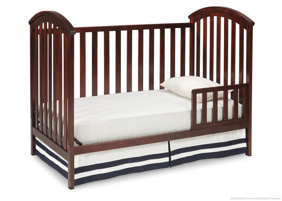 Delta Children Chocolate (204) Arbour 3-in-1 Crib Toddler Bed Conversion b3b 8-Arbour 3-in-1 Crib