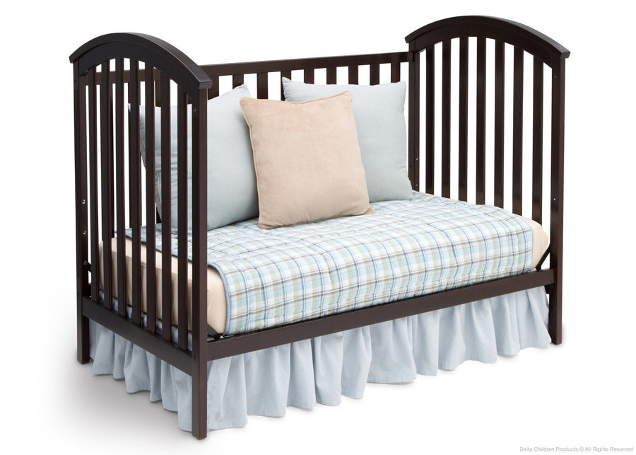 Delta Children Dark Chocolate (207) Arbour 3-in-1 Crib Daybed Conversion c4c 12-Arbour 3-in-1 Crib