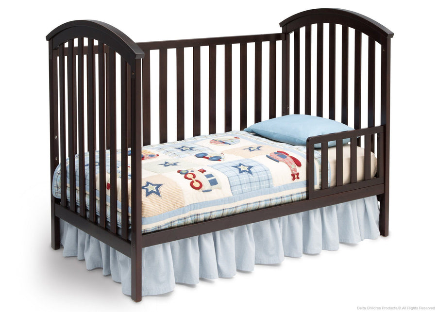 Delta Children Dark Chocolate (207) Arbour 3-in-1 Crib Todler Bed Conversion c3c 11-Arbour 3-in-1 Crib