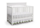 Delta Children White (100) Layla 4-in-1 Crib, Crib Conversion 9-Layla 4-in-1 Crib