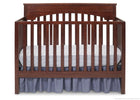 Delta Children Chocolate (204) Layla 4-in-1 Crib, Crib Conversion b2b 10-Layla 4-in-1 Crib
