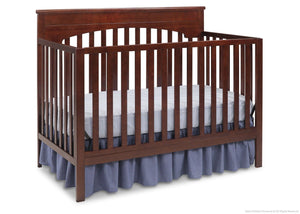 Delta Children Chocolate (204) Layla 4-in-1 Crib, Crib Conversion b3b 1-Layla 4-in-1 Crib