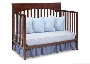 Delta Children Chocolate (204) Layla 4-in-1 Crib, Day Bed Conversion b5b 13-Layla 4-in-1 Crib