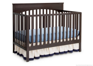 Delta Children Dark Chocolate (207) Layla 4-in-1 Crib, Crib Conversion c3c 2-Layla 4-in-1 Crib