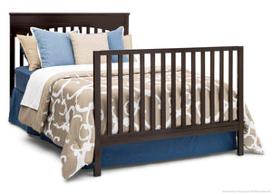 Delta Children Dark Chocolate (207) Layla 4-in-1 Crib, Full-Size Bed Conversion c6c 19-Layla 4-in-1 Crib