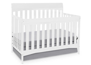 Delta Children White (100) Remi 4-in-1 Crib, Crib Conversion a1a 4-Remi 4-in-1 Crib