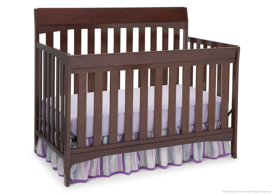 Delta Children Chocolate (204) Remi 4-in-1 Crib, Crib Conversion b2b 11-Remi 4-in-1 Crib