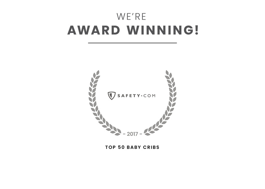 Award badge for Top 50 Baby Cribs Chocolate 204 15-Remi 4-in-1 Crib