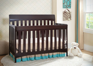 Delta Children Dark Chocolate (207) Remi 4-in-1 Crib, Hangtag, c0c 2-Remi 4-in-1 Crib