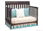 Delta Children Dark Chocolate (207) Remi 4-in-1 Crib, Day Bed Conversion c4c 21-Remi 4-in-1 Crib