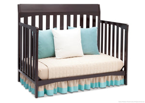 Delta Children Dark Chocolate (207) Remi 4-in-1 Crib, Day Bed Conversion c4c 18-Remi 4-in-1 Crib