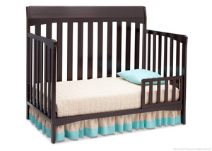 Delta Children Dark Chocolate (207) Remi 4-in-1 Crib, Toddler Bed Conversion c3c 17-Remi 4-in-1 Crib
