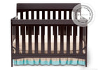 Delta Children Dark Chocolate 207 Remi 4-in-1 Crib, Crib Conversion c1c 18-Remi 4-in-1 Crib