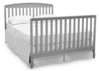 Delta Children Grey (026) Brayden 4-in-1 Crib, Full Size Bed Conversion a6a 8-Brayden 4-in-1 Crib
