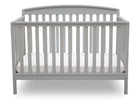Delta Children Grey (026) Brayden 4-in-1 Crib, Straight Crib View a2a 4-Brayden 4-in-1 Crib
