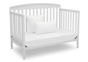 Delta Children Bianca White (130) Brayden 4-in-1 Crib, Daybed Conversion b5b 13