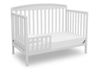 Delta Children Bianca White (130) Brayden 4-in-1 Crib, Toddler Bed Conversion b4b 13-Brayden 4-in-1 Crib