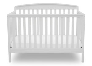 Delta Children Bianca White (130) Brayden 4-in-1 Crib, Straight Crib View b2b 10