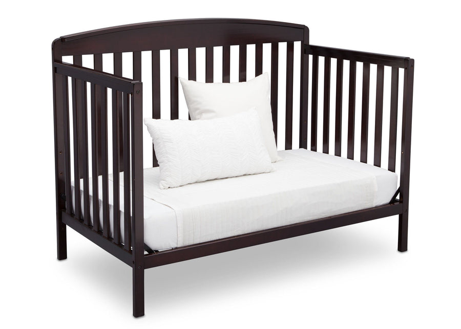 Delta Children Dark Chocolate (207) Brayden 4-in-1 Crib, Daybed Conversion c6c 21-Brayden 4-in-1 Crib