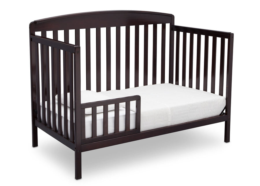 Delta Children Dark Chocolate (207) Brayden 4-in-1 Crib, Toddler Bed Conversion c5c 20-Brayden 4-in-1 Crib