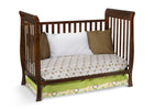 Delta Children Black Cherry Espresso (607) Winter Park 3-in-1 Crib, Day Bed Conversion c4c 9-Winter Park 3-in-1 Crib