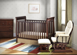 Delta Children Black Cherry Espresso (607) Winter Park 3-in-1 Crib, Nursery View c1c 2-Winter Park 3-in-1 Crib