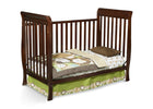 Delta Children Black Cherry Espresso (607) Winter Park 3-in-1 Crib, Toddle Bed Conversion c3c 8-Winter Park 3-in-1 Crib