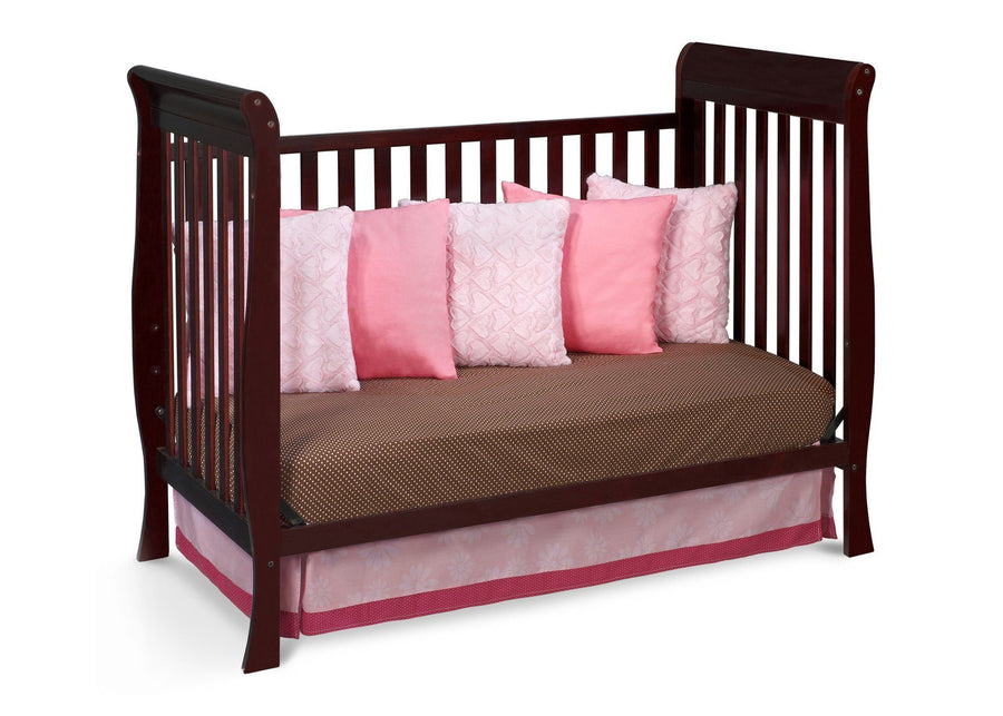 Delta Children Espresso Java (645) Winter Park 3-in-1 Crib, Day Bed Conversion d3d 11-Winter Park 3-in-1 Crib