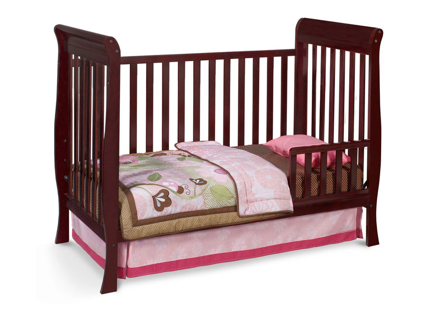 Delta Children Espresso Java (645) Winter Park 3-in-1 Crib, Toddler Bed Conversion with Toddler Guardrail d2d 10-Winter Park 3-in-1 Crib