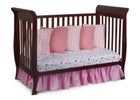Delta Children Espresso Cherry (205) Charleston/Glenwood 3-in-1 Crib Side View, Day Bed Conversion b5b 7-Charleston/Glenwood 3-in-1 Crib