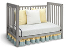 Delta Children Grey (026) Waves 3-in-1-Crib, Day Bed Conversion a4a 4-Waves 3-in-1-Crib