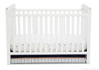 Delta Children White Ambiance (108) Waves 3-in-1-Crib, front view, d1d 12-Waves 3-in-1-Crib