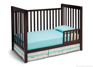 Delta Children Dark Chocolate (207) Waves 3-in-1-Crib, Toddler Bed Conversion e3e 4-Waves 3-in-1-Crib
